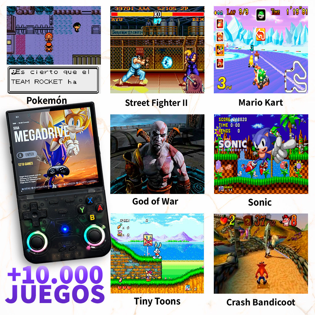 Consola Retro Portátil, Reviví tu infancia